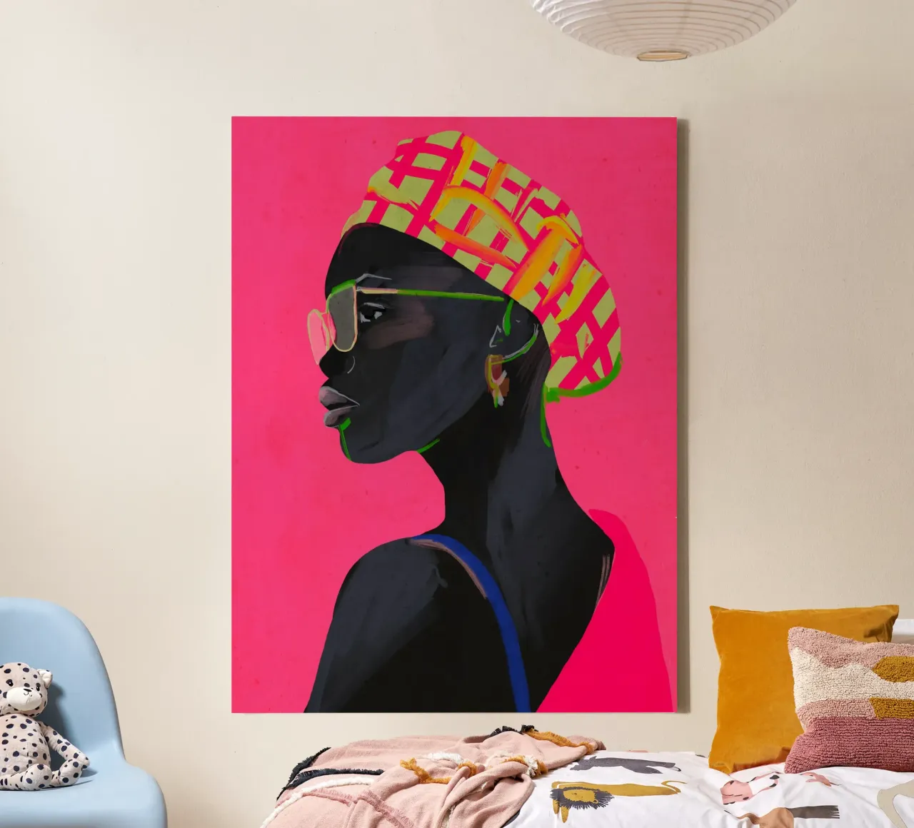 Girl Portrait 9 canvas by ThingDesign