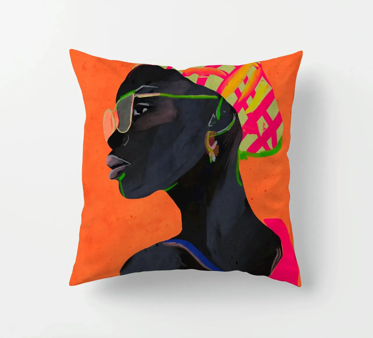 Ritratto di ragazza cuscino da ThingDesign