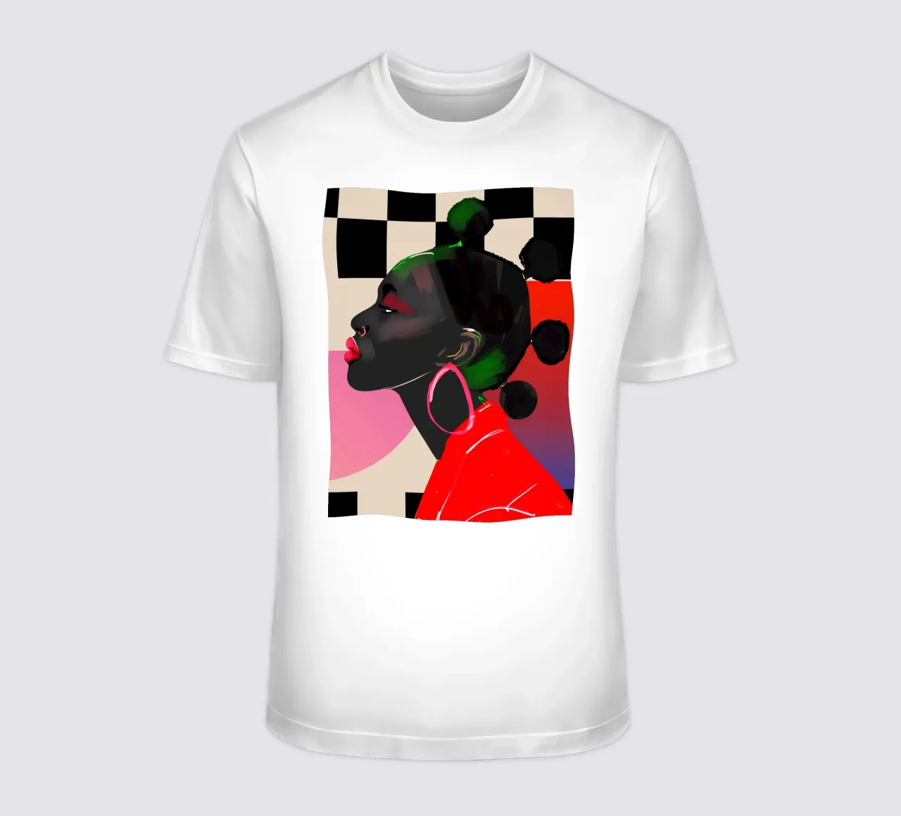 Ritratto di ragazza 14 t-shirt da ThingDesign