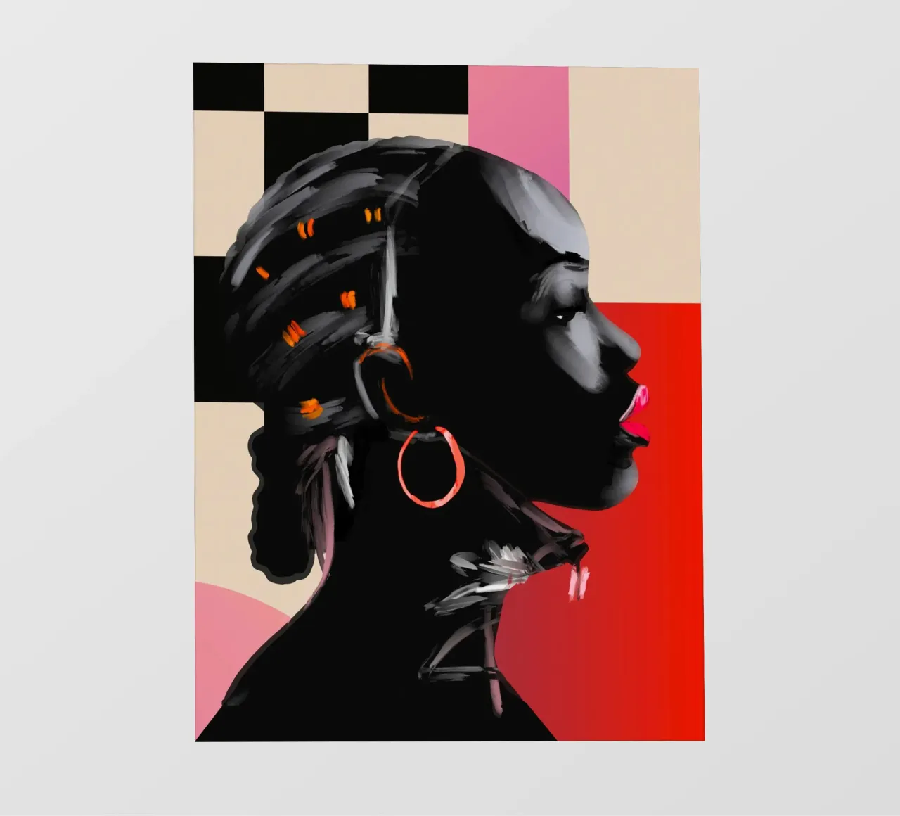Ritratto di ragazza 15 telo in pvc da ThingDesign