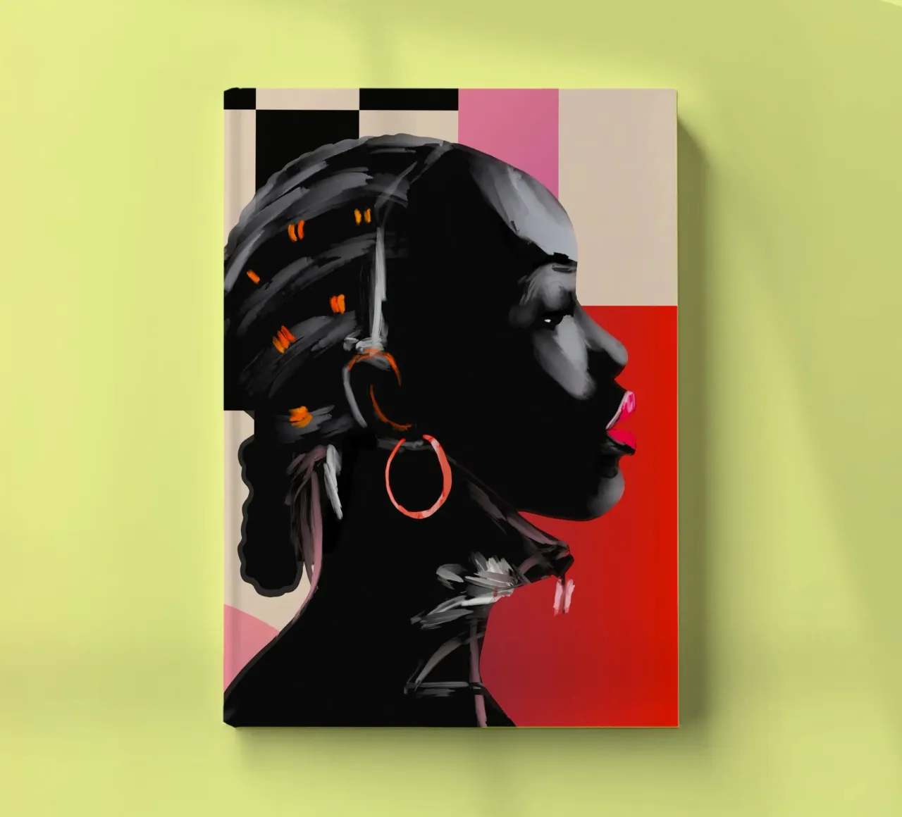 Girl Portrait 15 notebook by ThingDesign