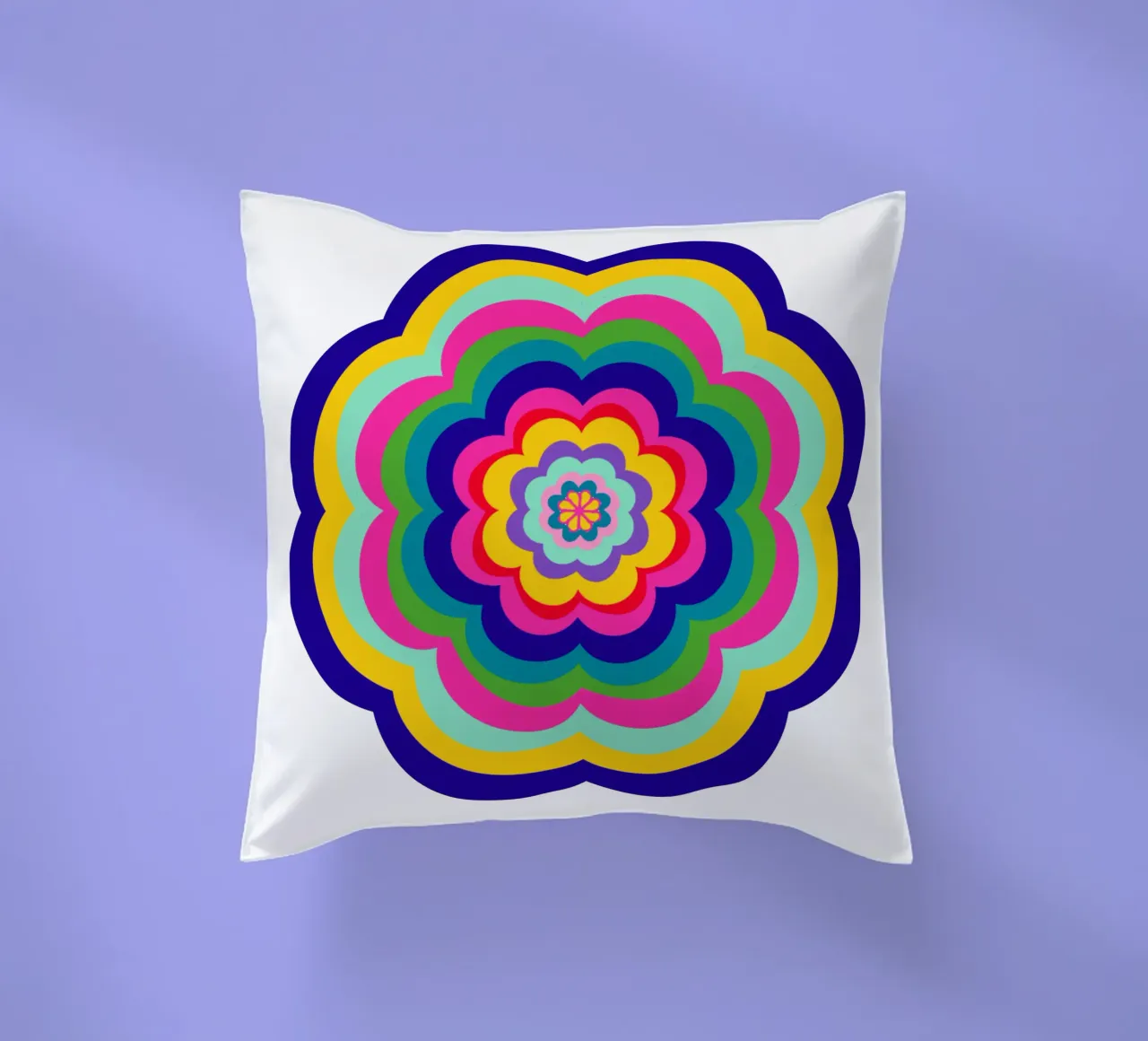 Gute Laune Blüte cuscino da Miris bunte Modewelt