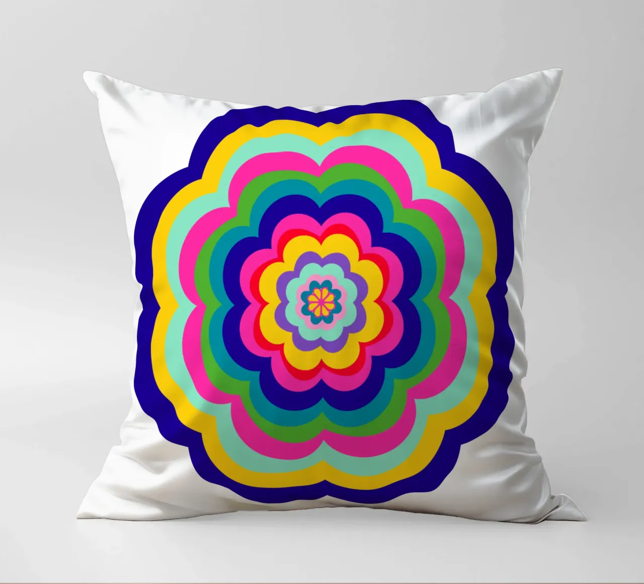 Gute Laune Blüte cuscino da Miris bunte Modewelt