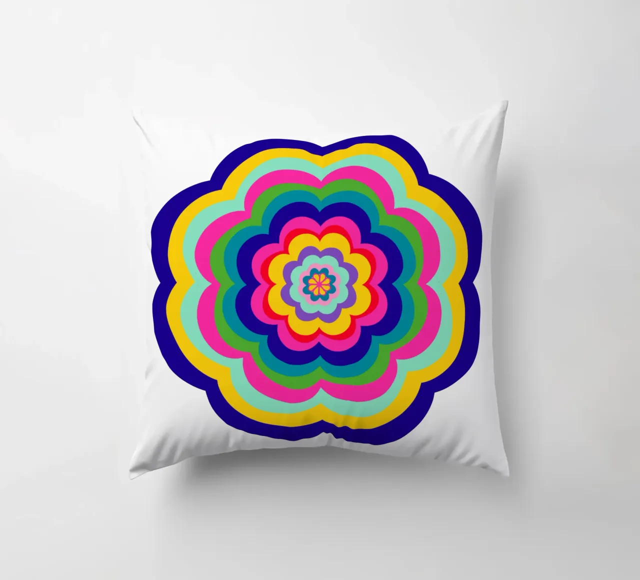 Gute Laune Blüte cuscino da Miris bunte Modewelt