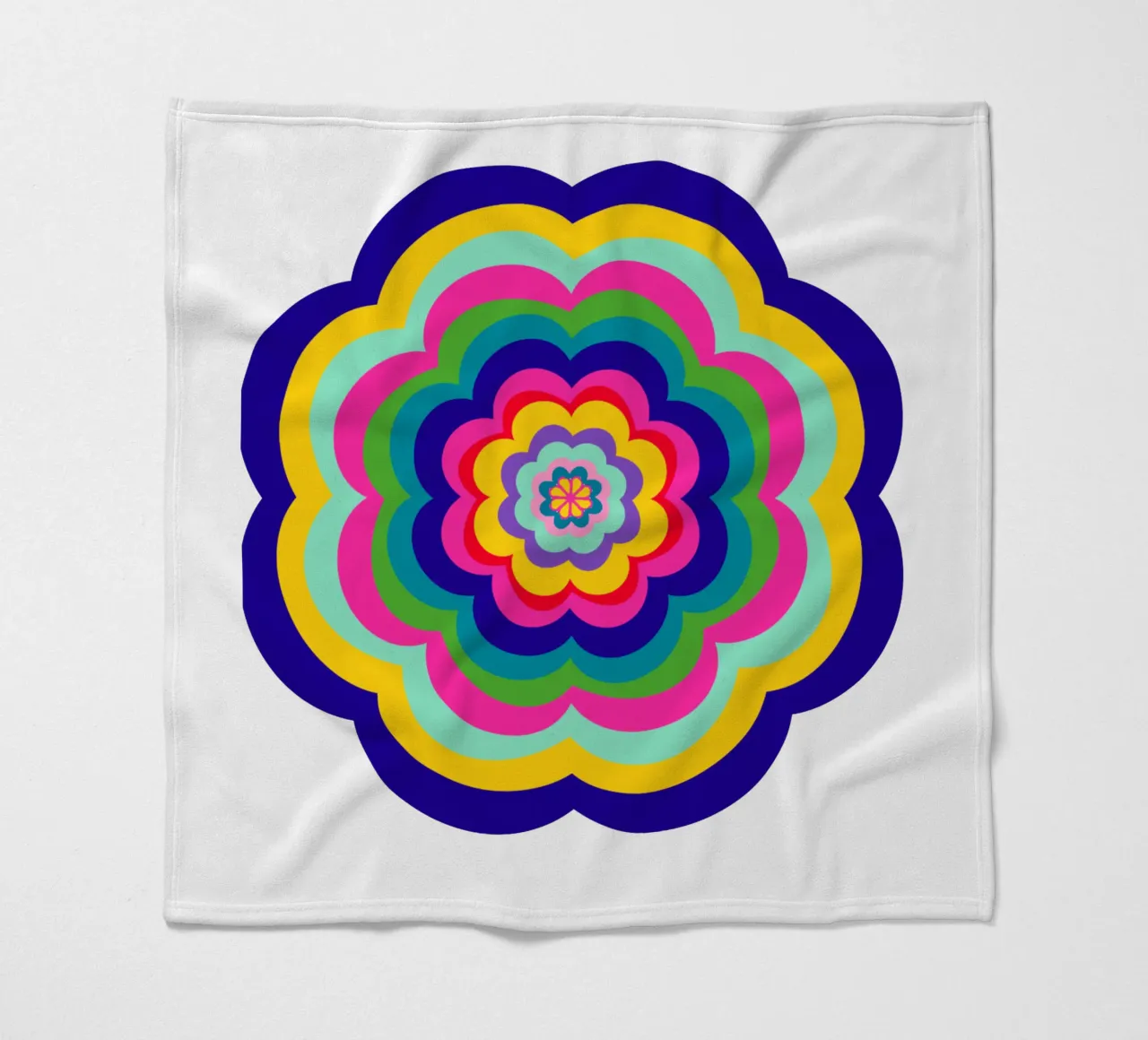 Gute Laune Blüte coperta in pile da Miris bunte Modewelt
