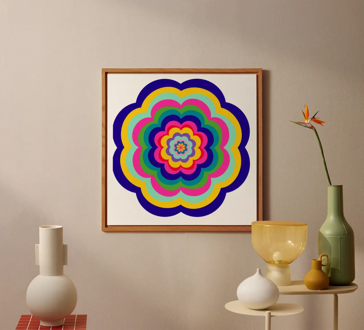 Gute Laune Blüte alluminio dibond da Miris bunte Modewelt