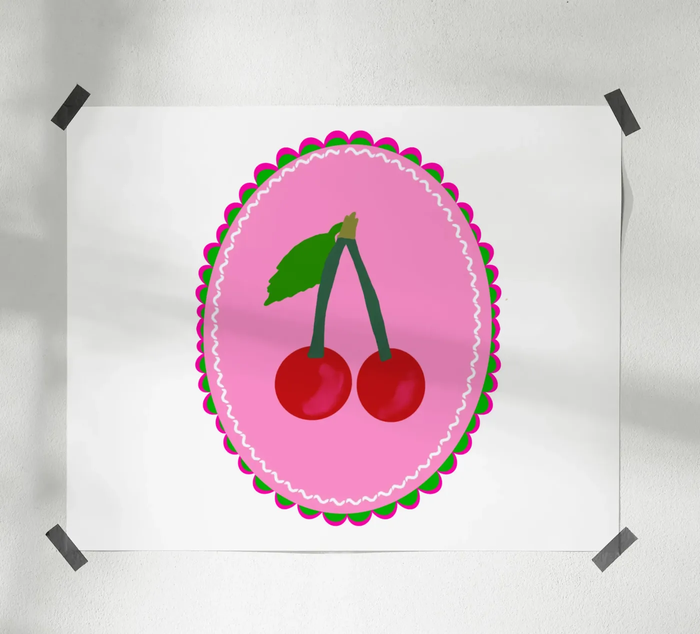 Lovely Cherry poster da Miris bunte Modewelt