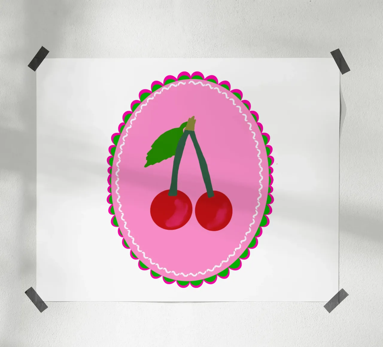 Lovely Cherry poster da Miris bunte Modewelt