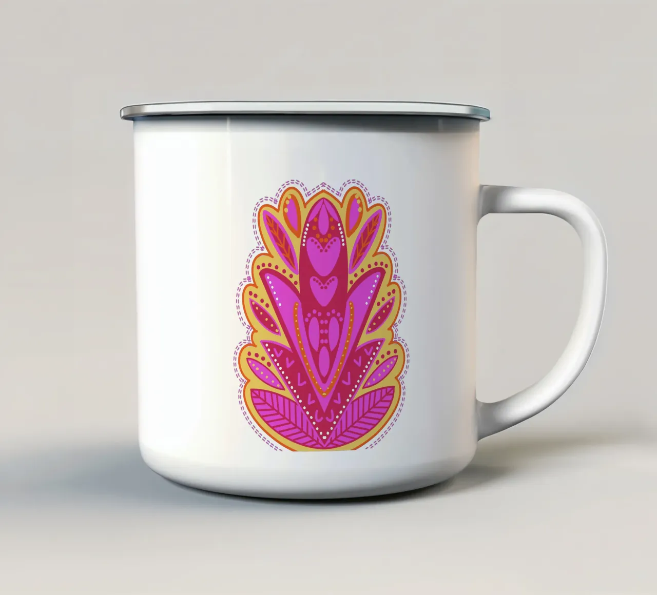 FantasyFlow tazza in smalto da Miris bunte Modewelt