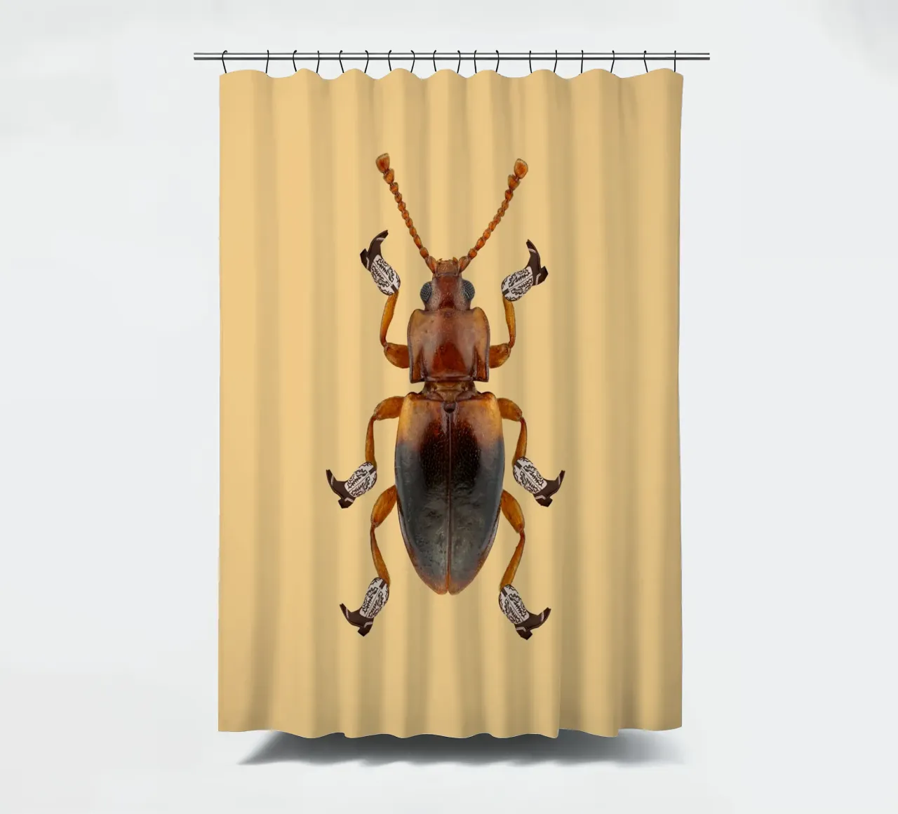 Billy The Booted Beetle tenda da doccia da AnyoneCanYeehaw