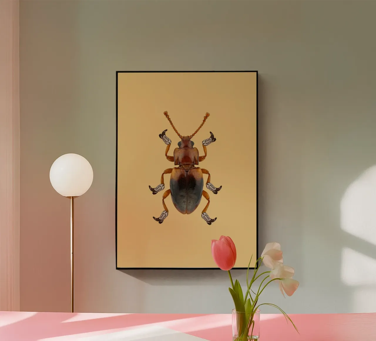 Billy The Booted Beetle plexiglass da AnyoneCanYeehaw