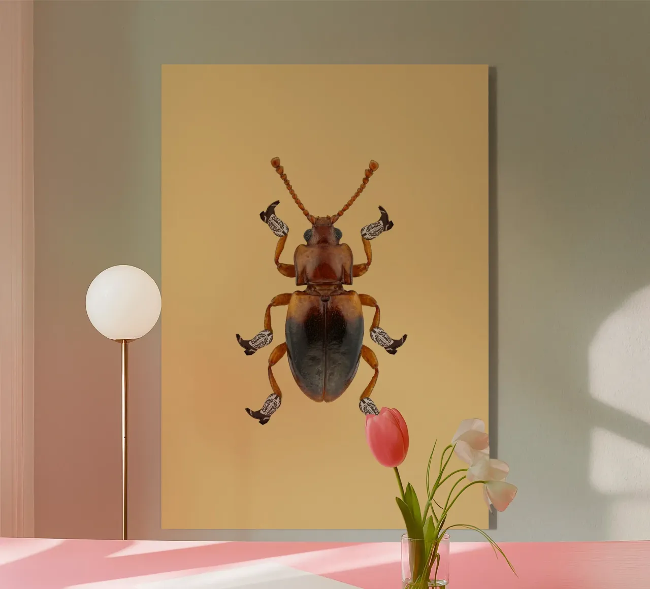 Billy The Booted Beetle plexiglass da AnyoneCanYeehaw