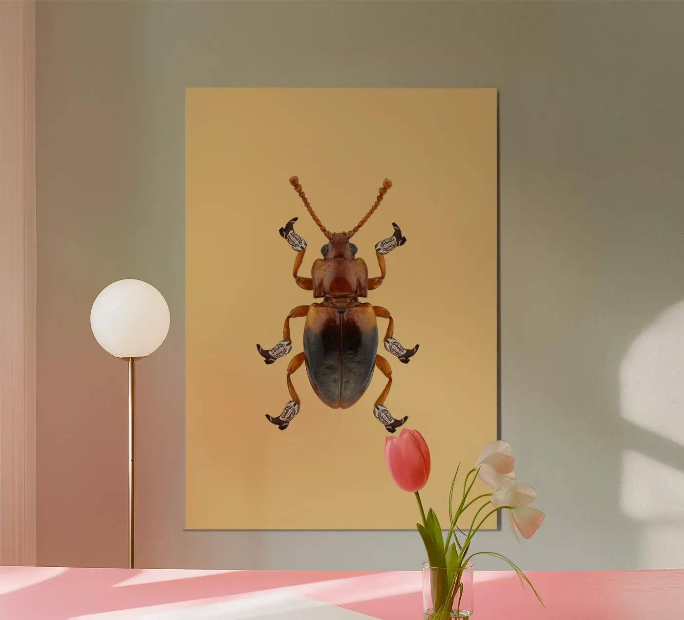 Billy The Booted Beetle poster da AnyoneCanYeehaw