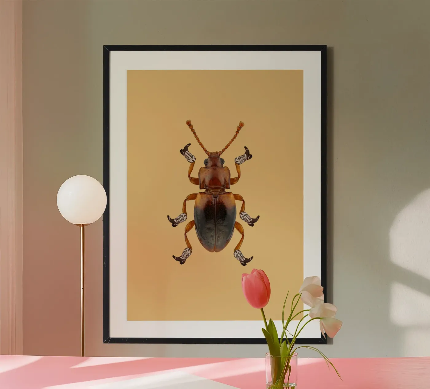 Billy The Booted Beetle poster da AnyoneCanYeehaw