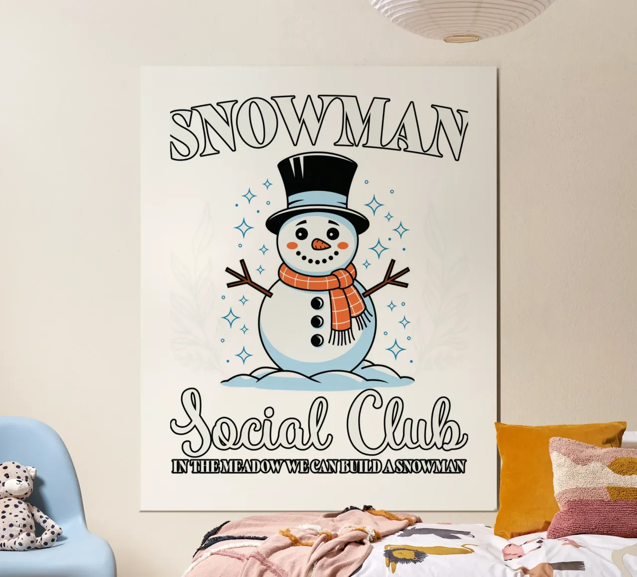 Snowman Social Club carta hahnemühle da edsonramosart