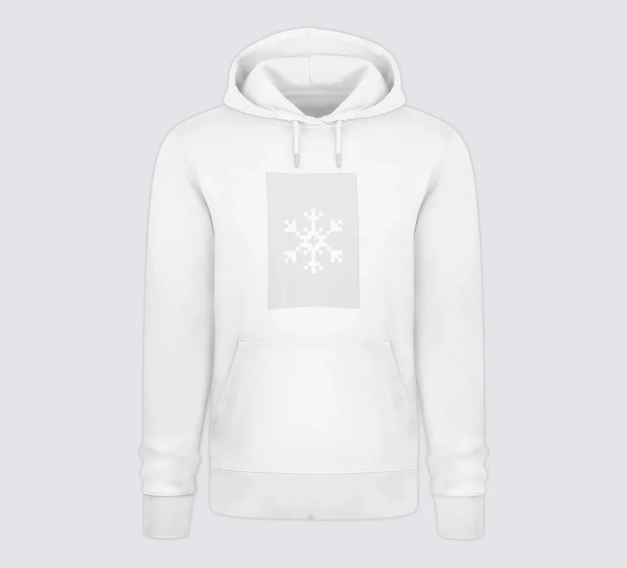 White Snowflake 2 felpa con cappuccio da Studio One
