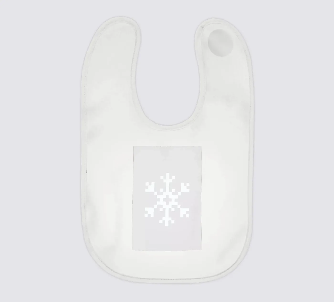 White Snowflake 2 bavaglino da Studio One