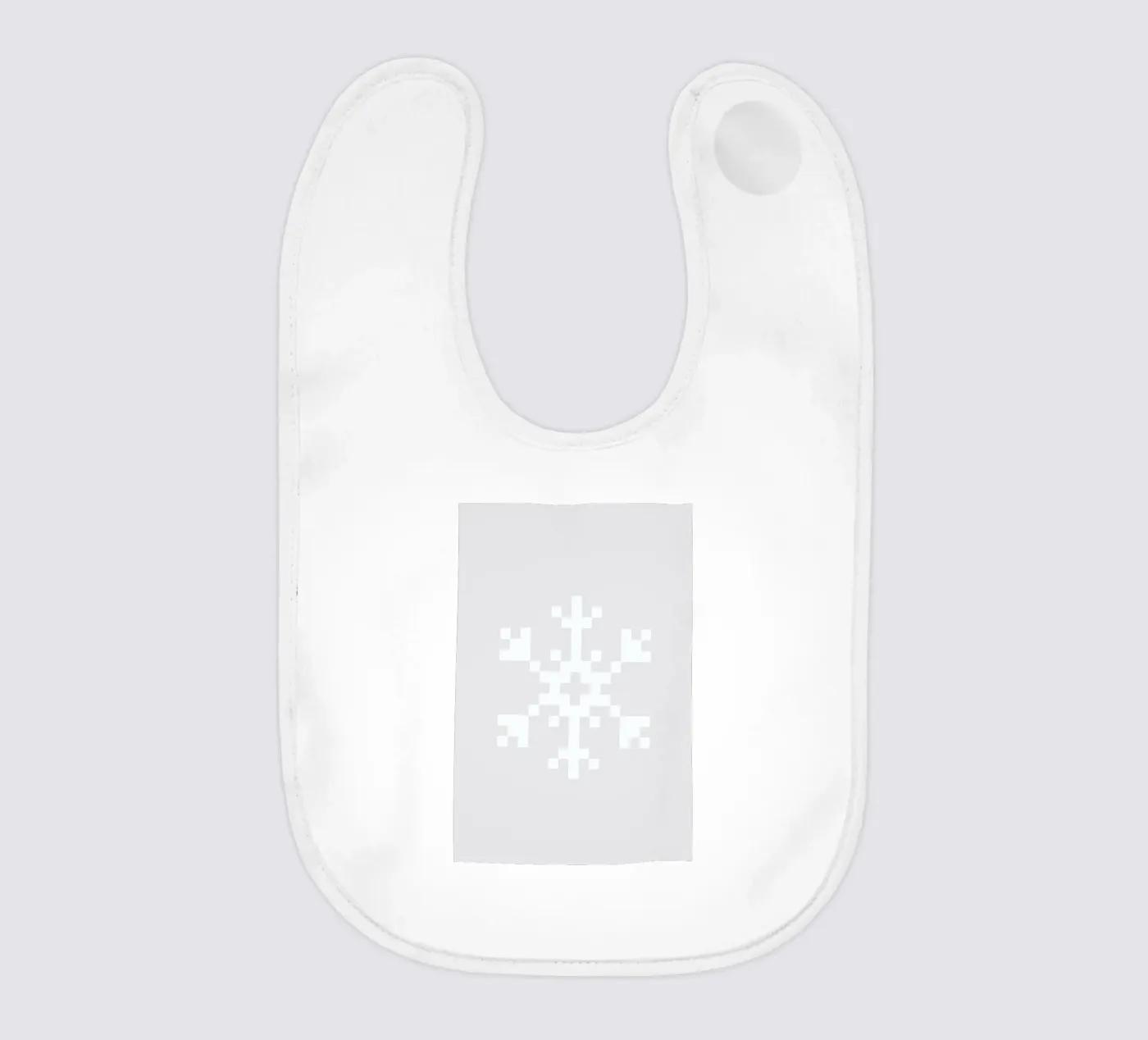 White Snowflake 2 bavaglino da Studio One