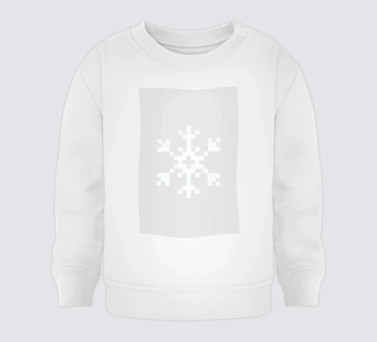 White Snowflake 2 felpa neonato da Studio One