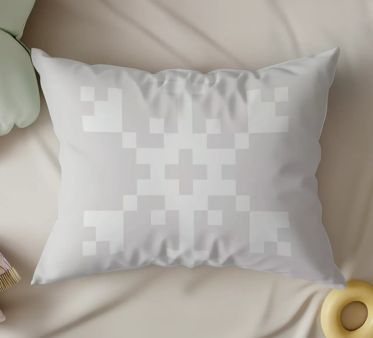 White Snowflake 2 cuscino da Studio One