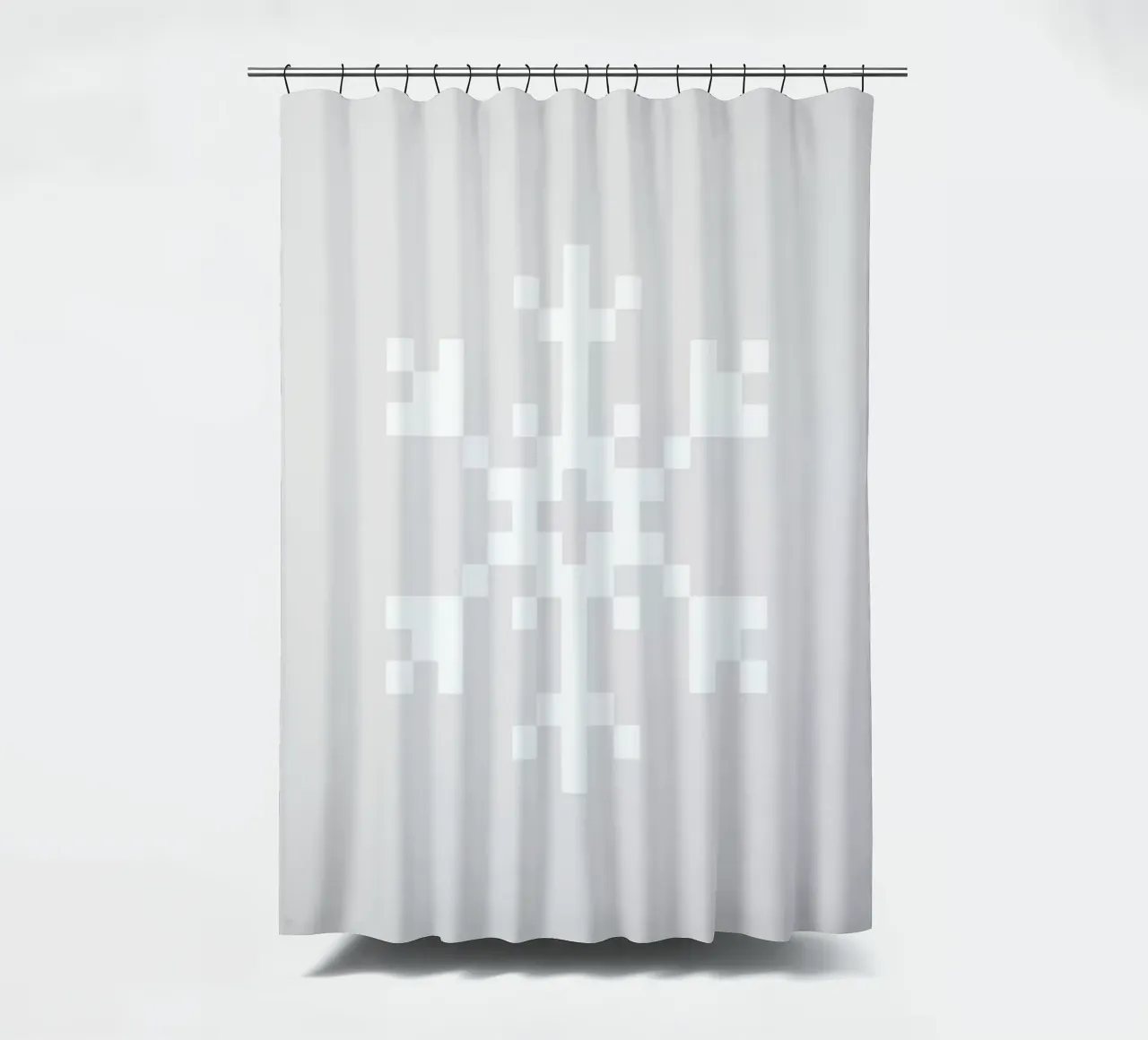 White Snowflake 2 tenda da doccia da Studio One