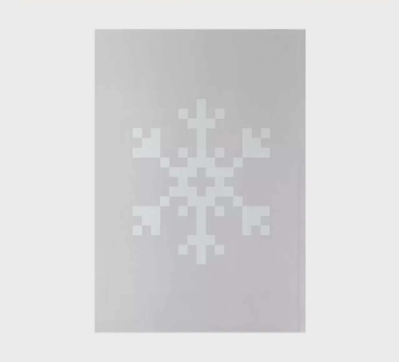 White Snowflake 2 notebook by Studio One