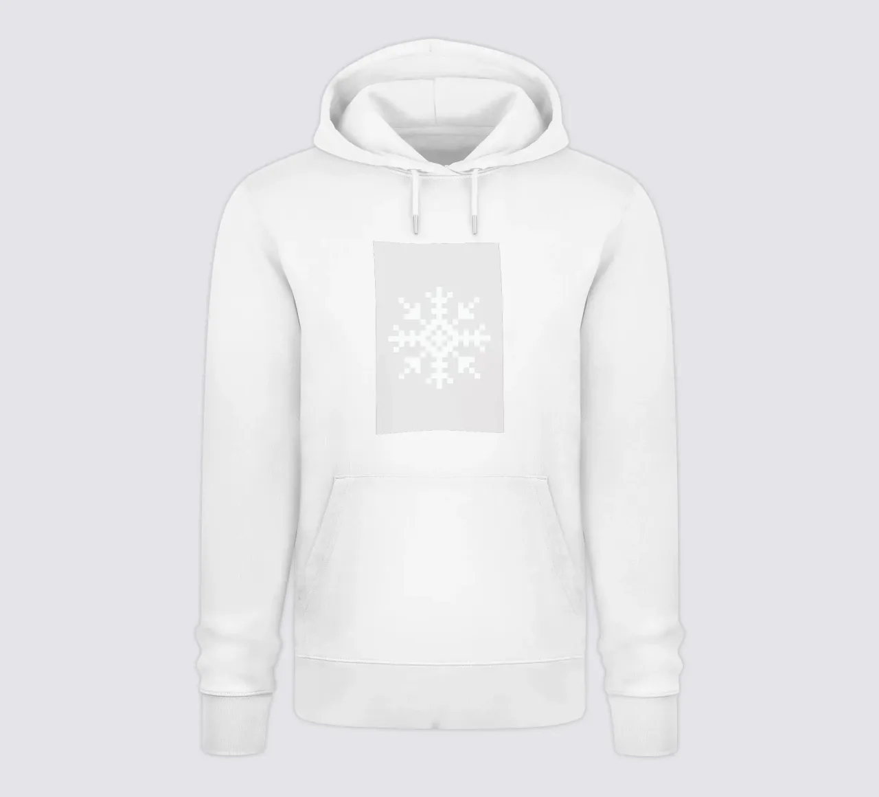 White Snowflake 3 felpa con cappuccio da Studio One