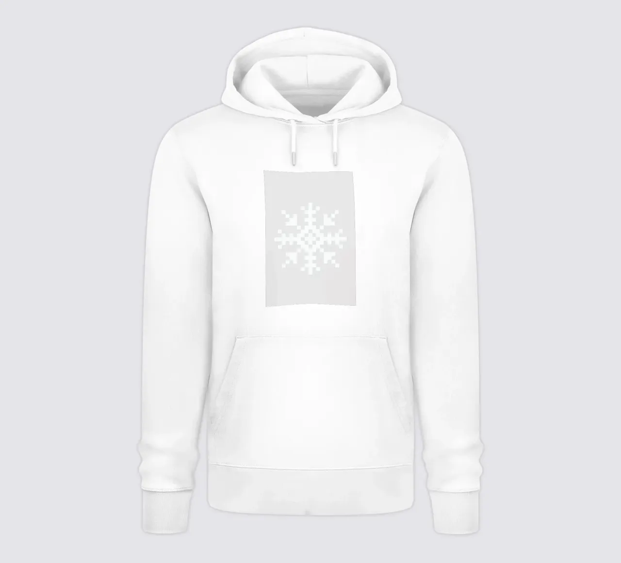 White Snowflake 3 felpa con cappuccio da Studio One