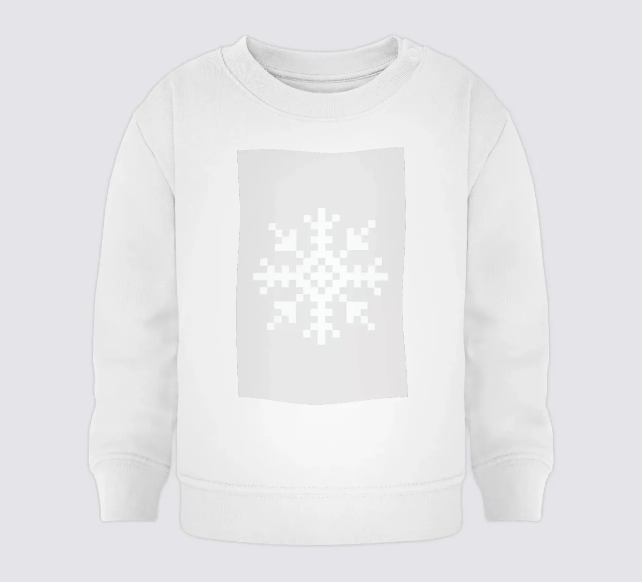 White Snowflake 3 felpa neonato da Studio One