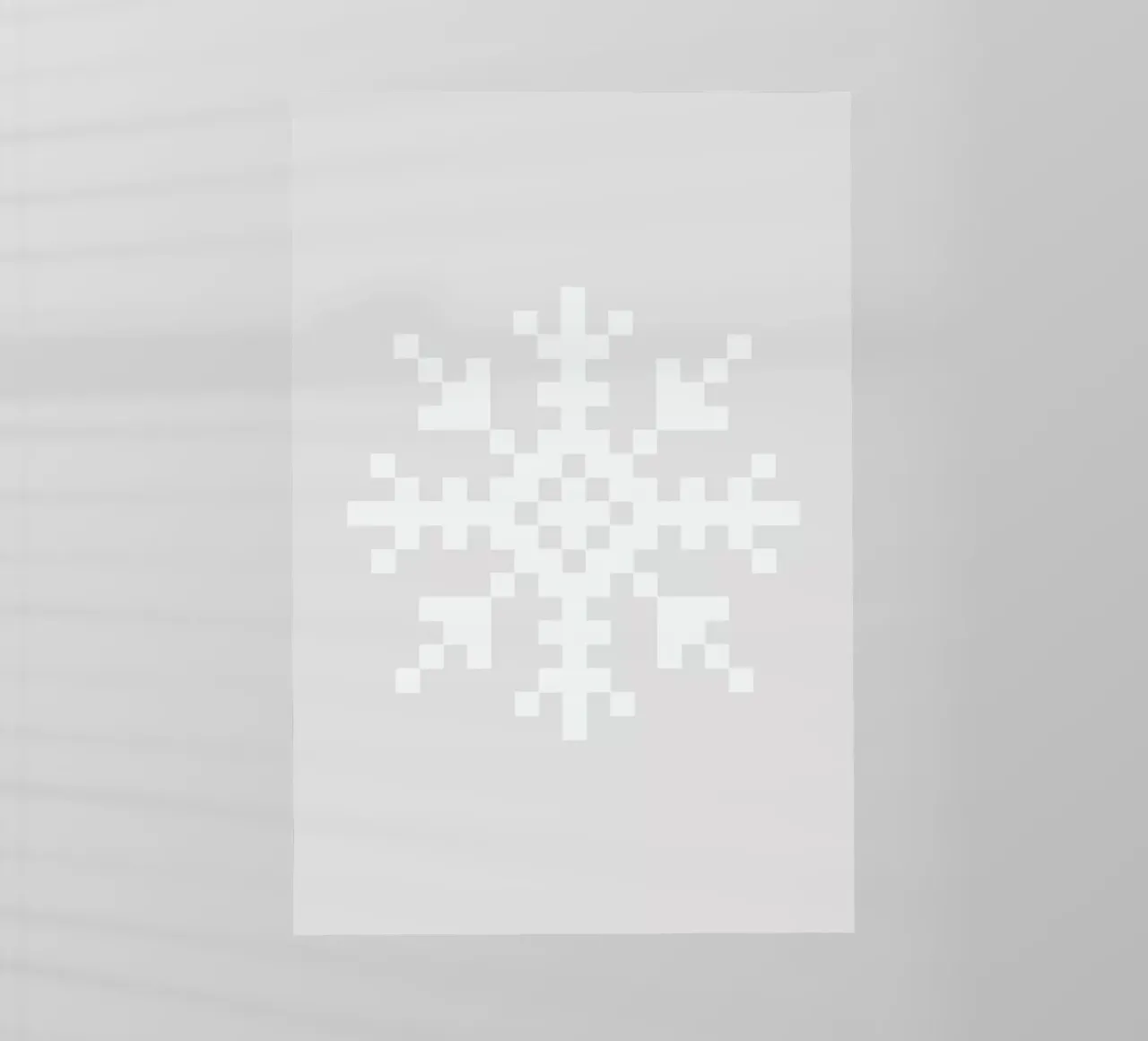 White Snowflake 3 pellicola backlit da Studio One