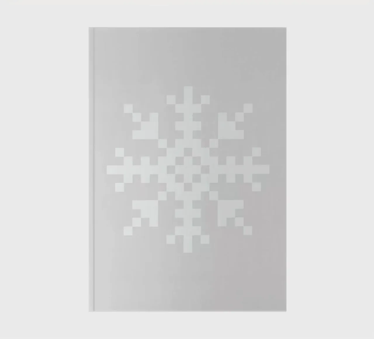 White Snowflake 3 notebook by Studio One