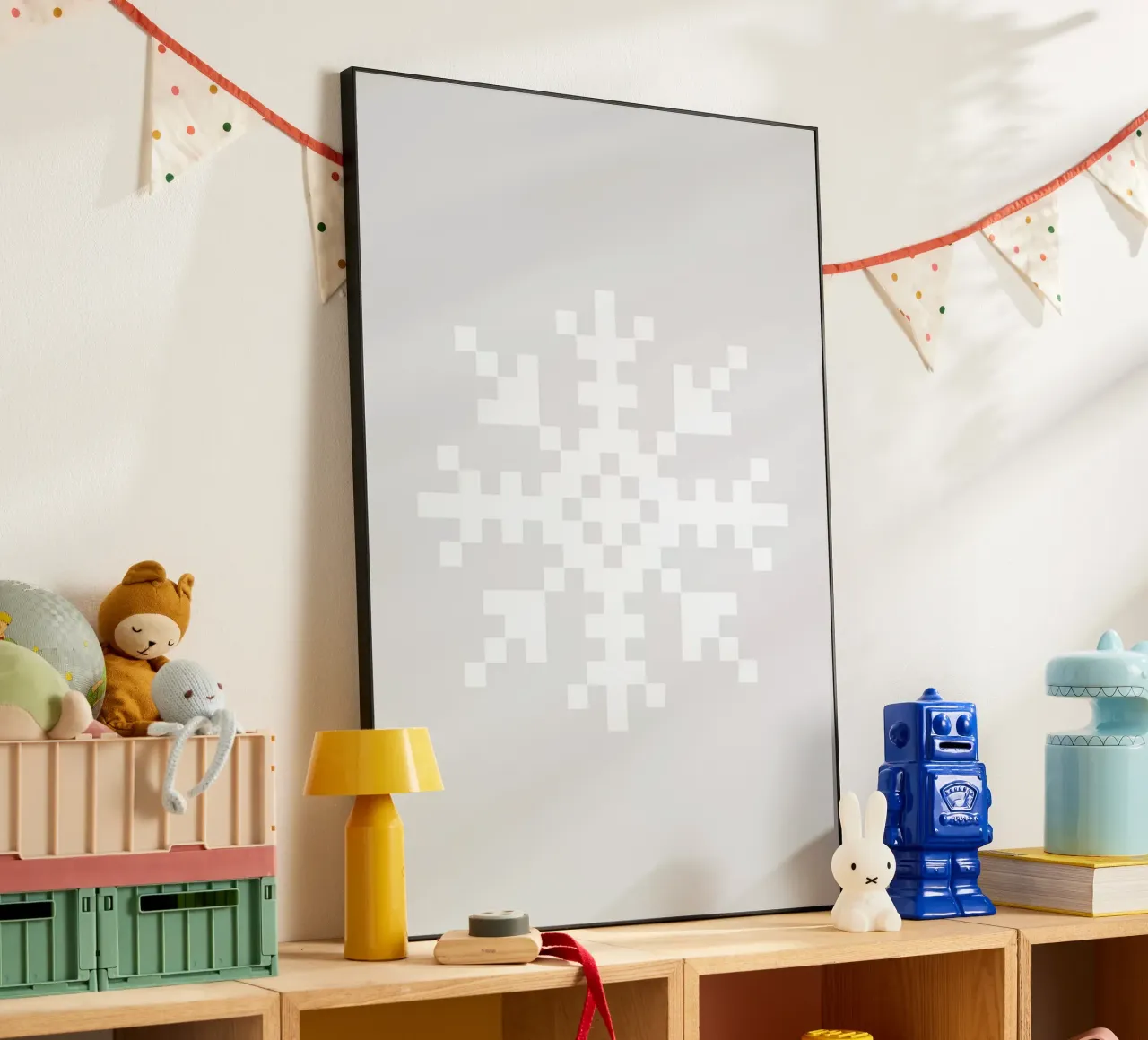 White Snowflake 3 alluminio dibond da Studio One