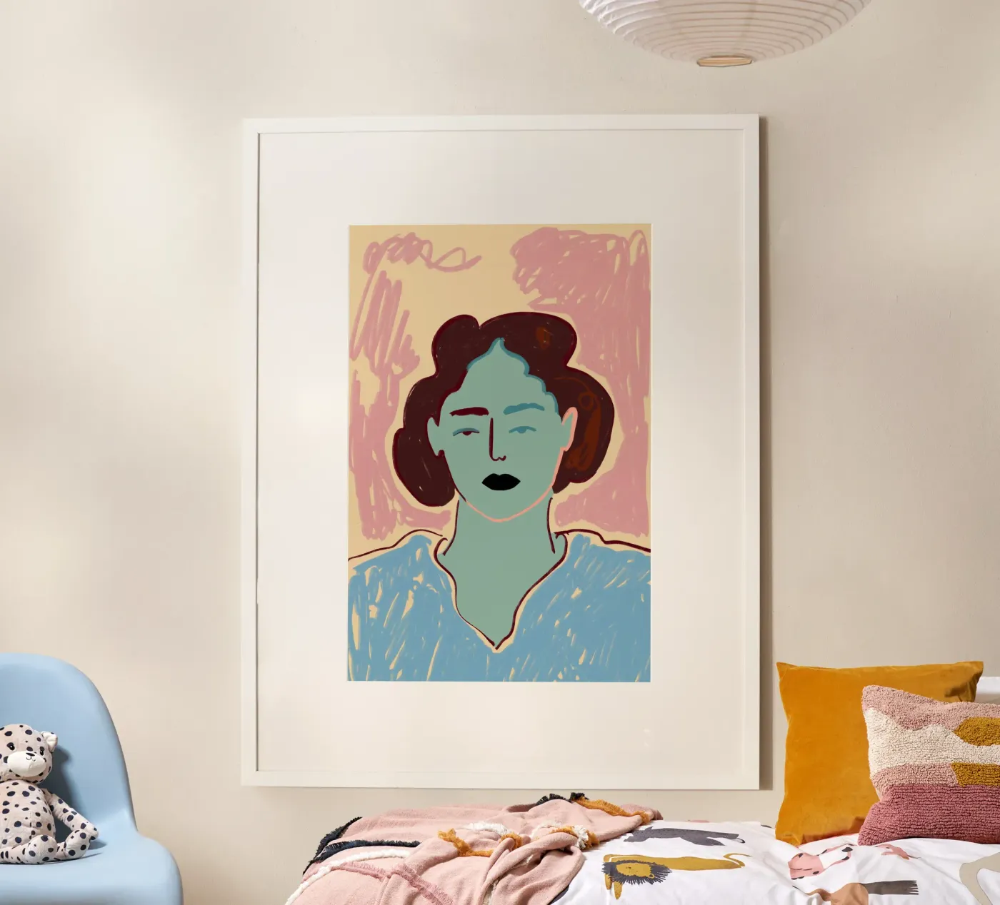 BLOUE MOOD poster da Sandra Poliakov