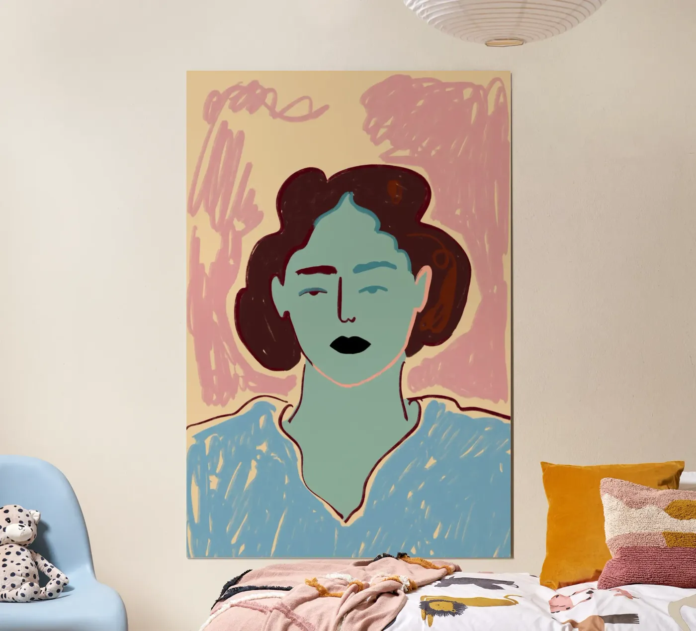 BLOUE MOOD poster da Sandra Poliakov