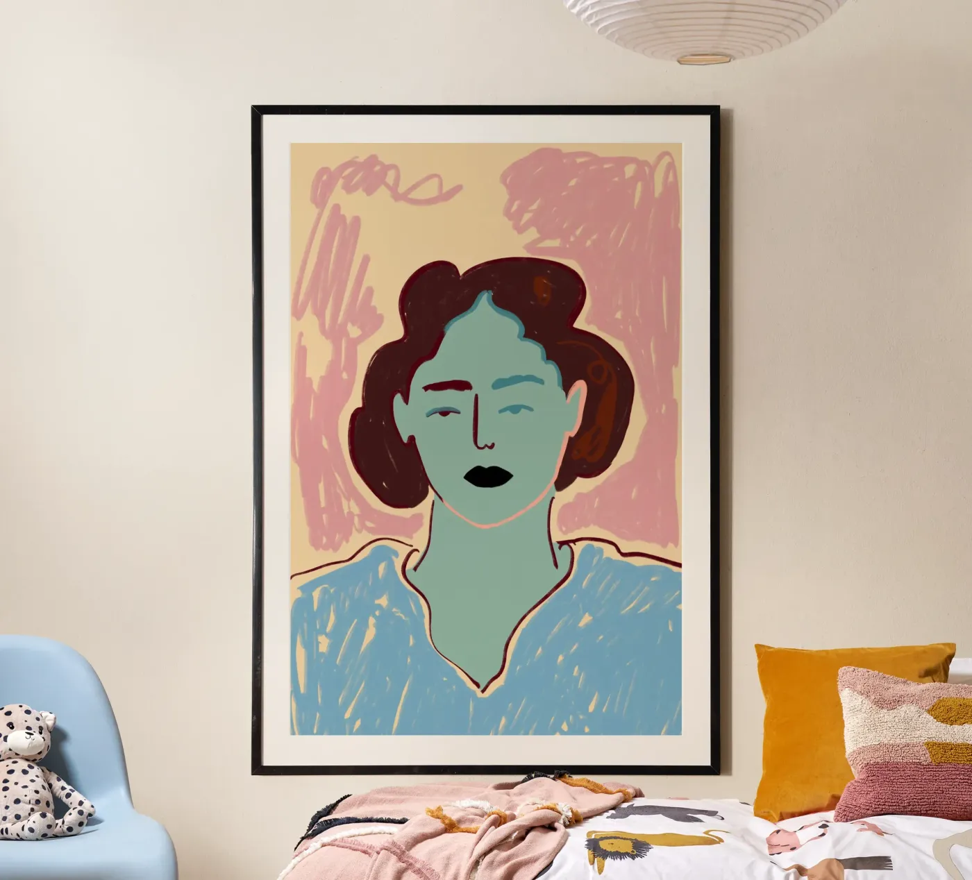 BLOUE MOOD poster da Sandra Poliakov