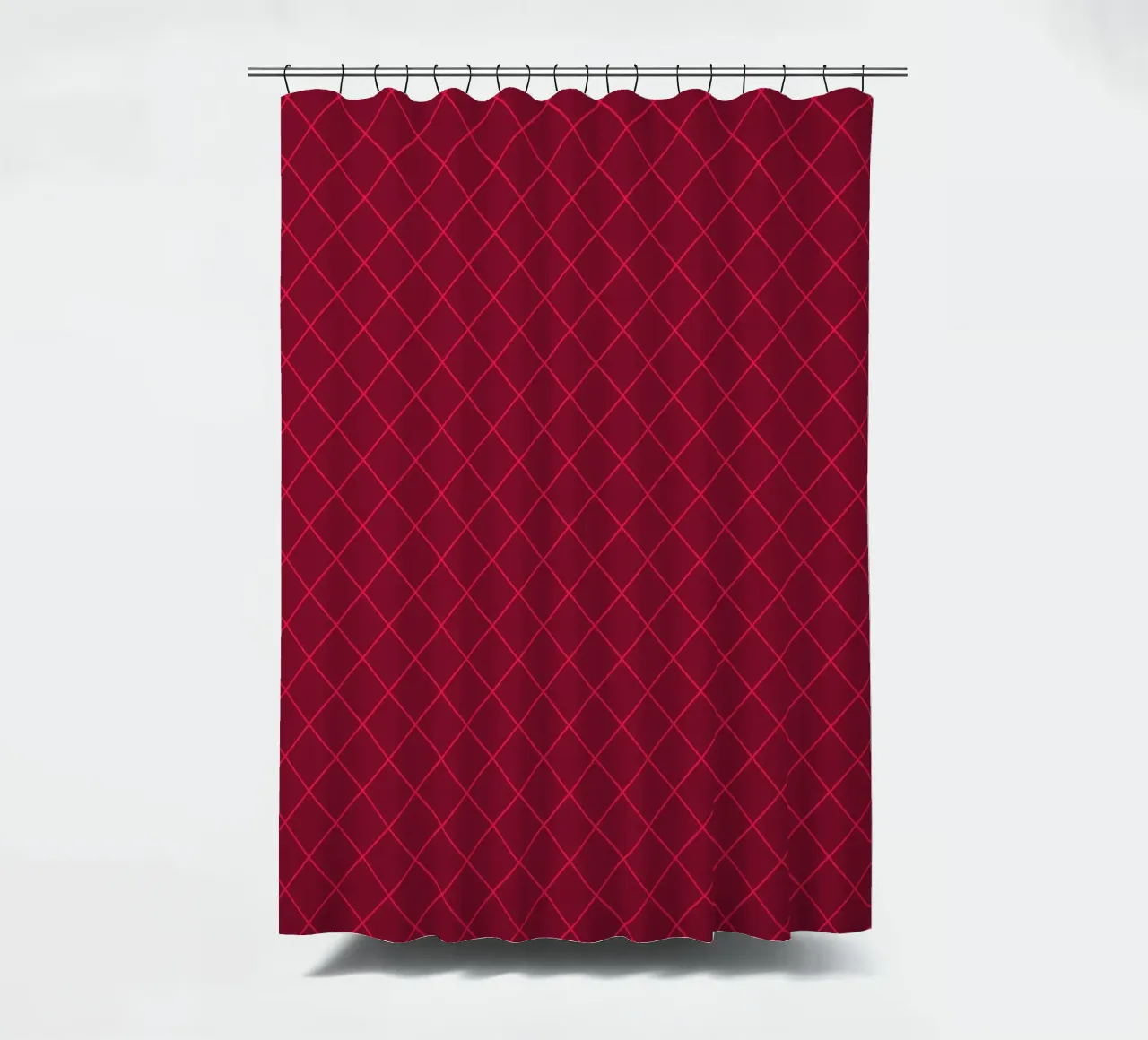 Geometrics Red tenda da doccia da Kate Westworth