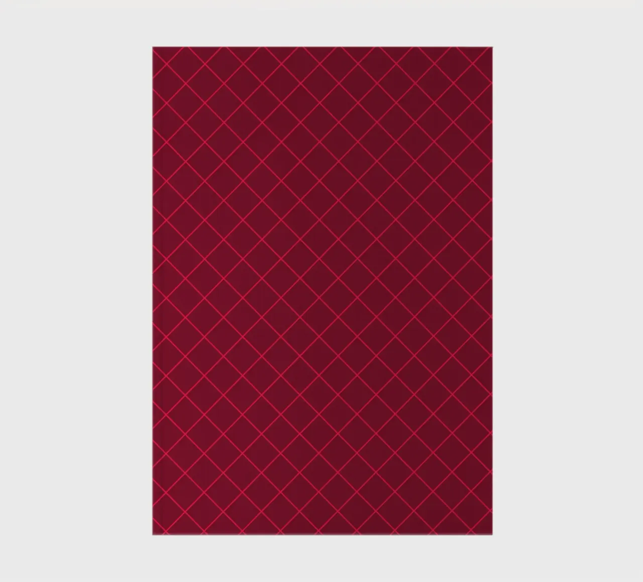 Geometrics Red notebook by Kate Westworth