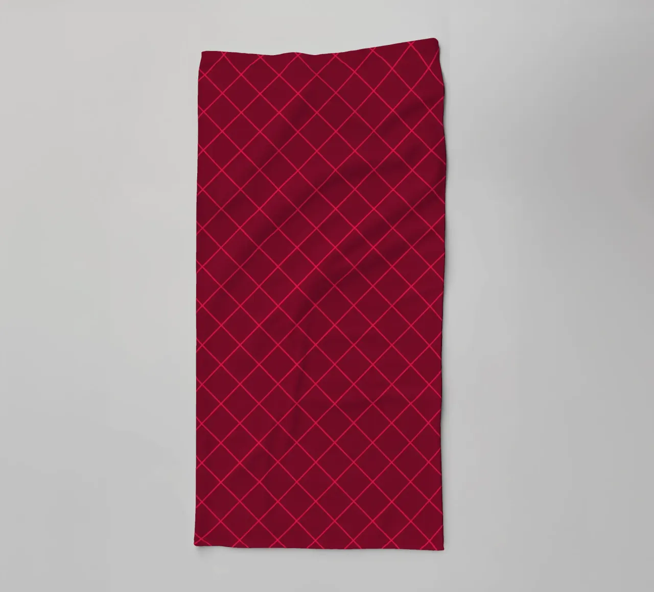 Geometrics Red asciugamano da bagno da Kate Westworth