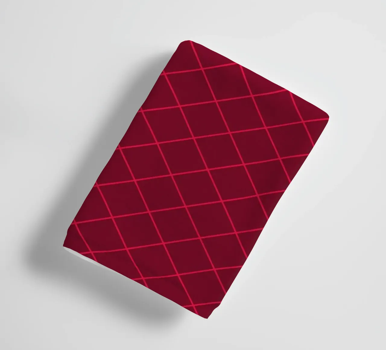 Geometrics Red asciugamano da bagno da Kate Westworth