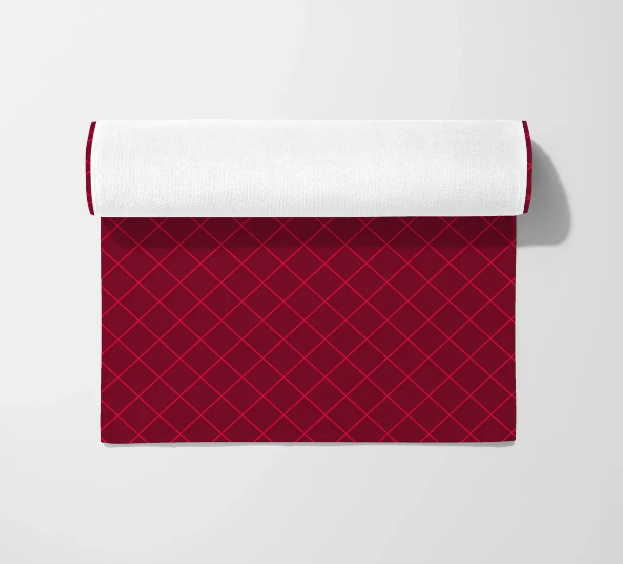 Geometrics Red telo mare da Kate Westworth