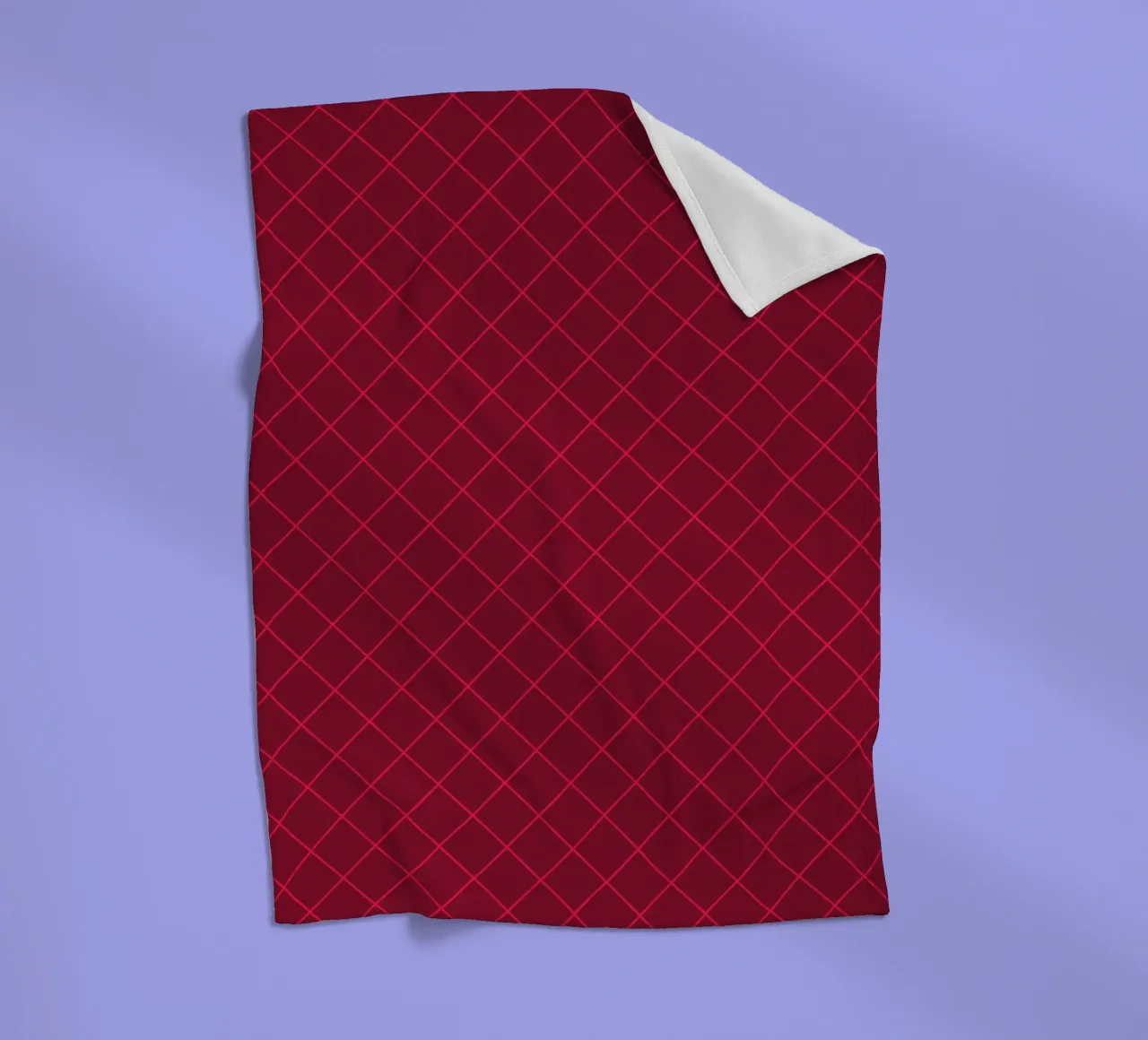 Geometrics Red coperta in pile da Kate Westworth