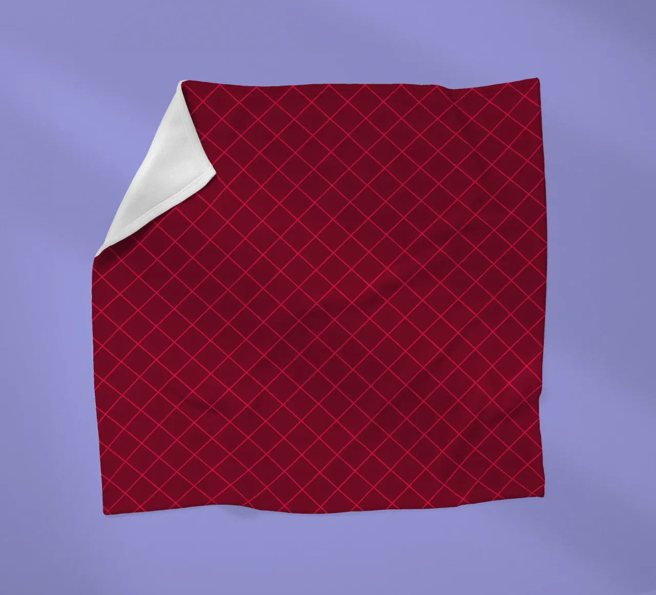 Geometrics Red coperta in pile da Kate Westworth