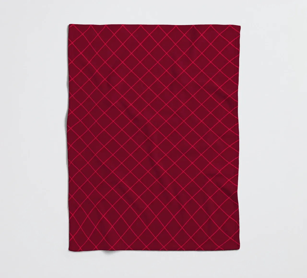 Geometrics Red coperta in pile da Kate Westworth