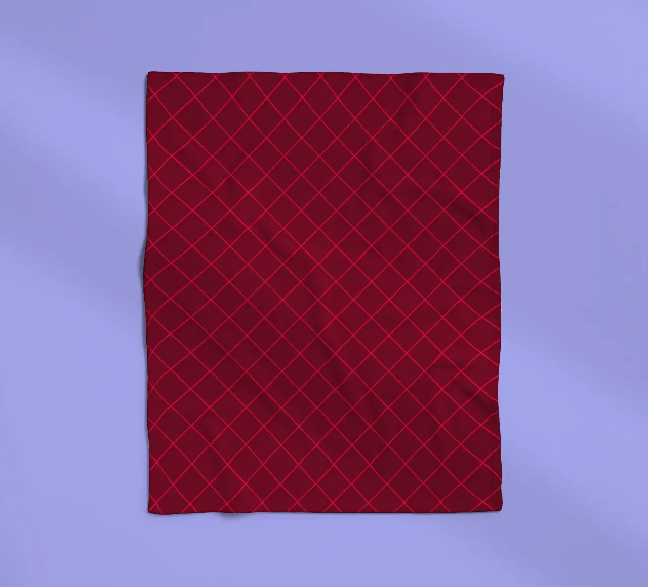 Geometrics Red coperta in pile da Kate Westworth