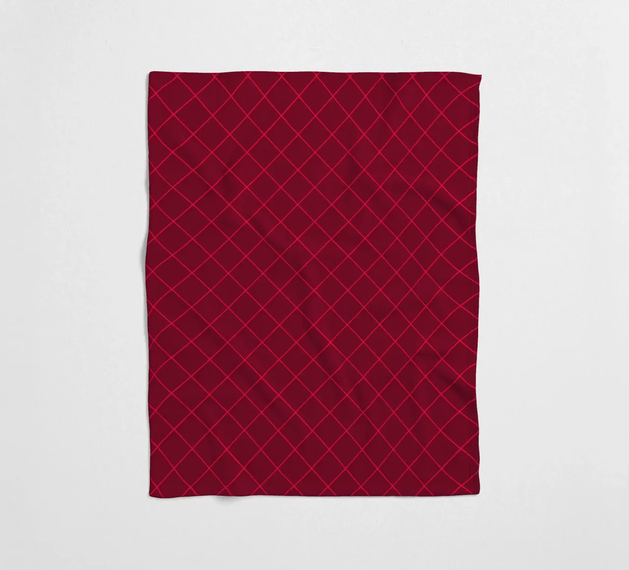 Geometrics Red coperta in pile da Kate Westworth