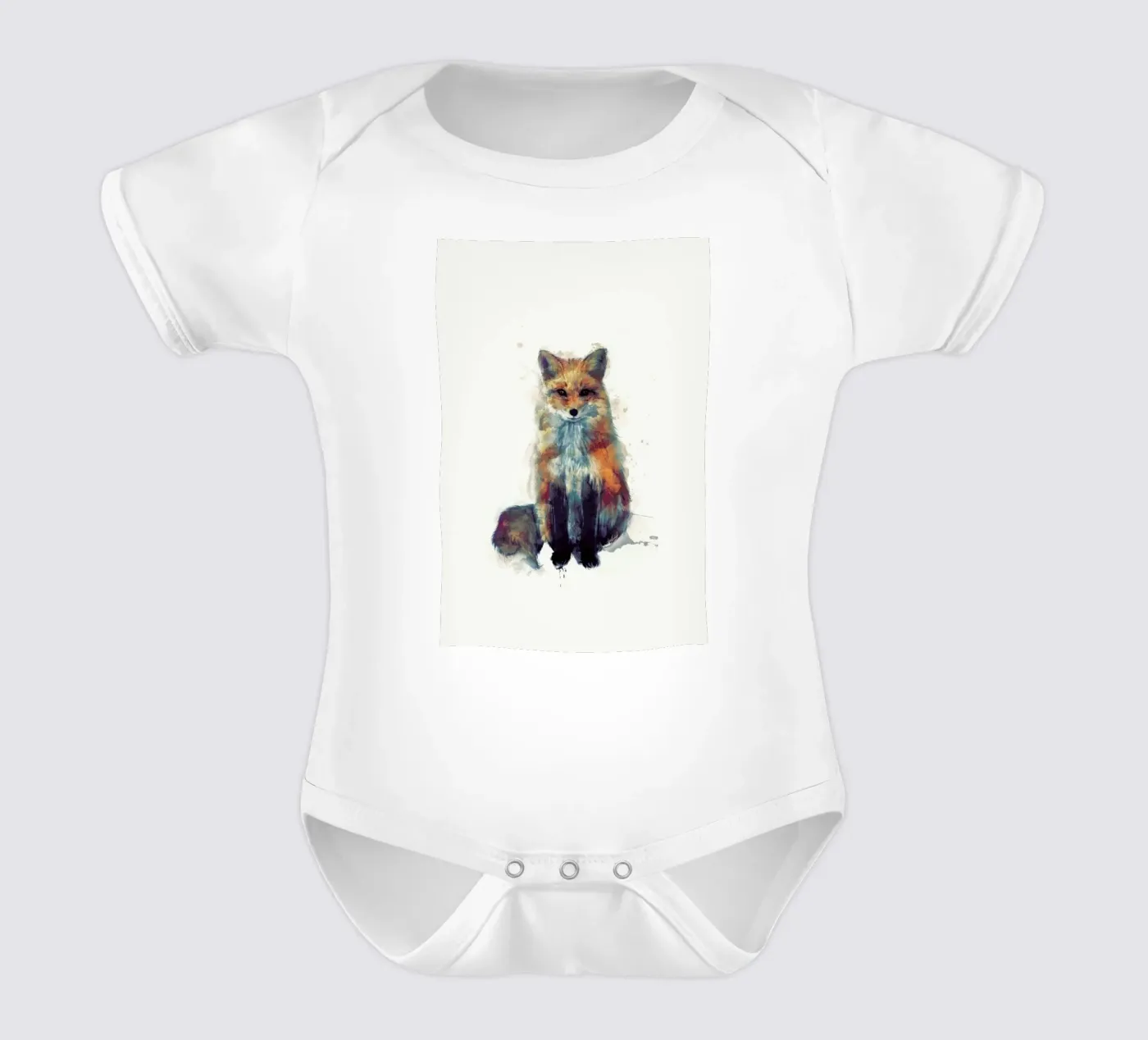 Fox body neonato maniche corte da Amy Hamilton