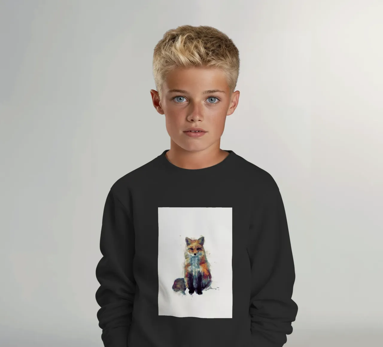 Fox kinder sweatshirt van Amy Hamilton