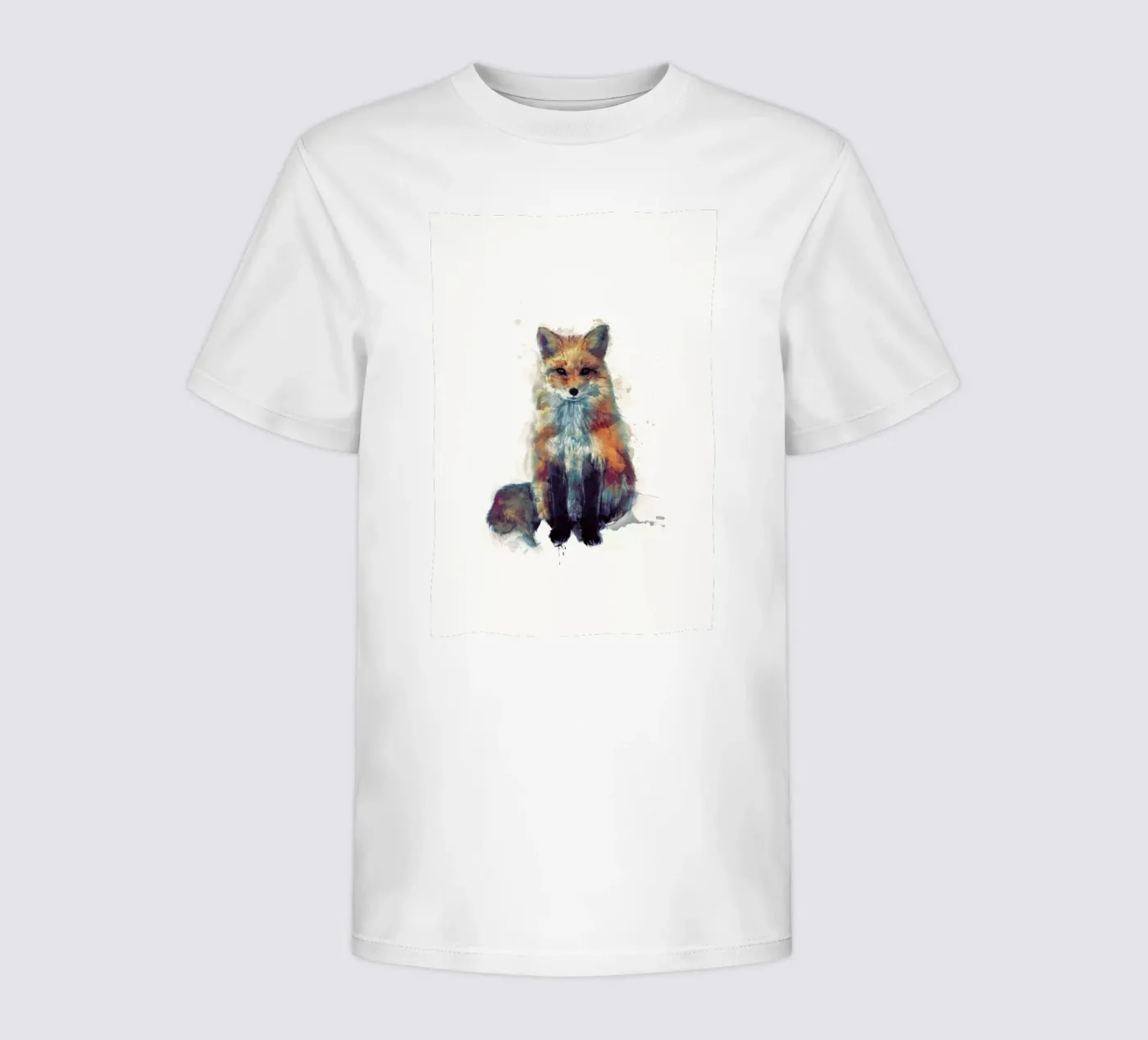 Fox kinder t-shirt van Amy Hamilton