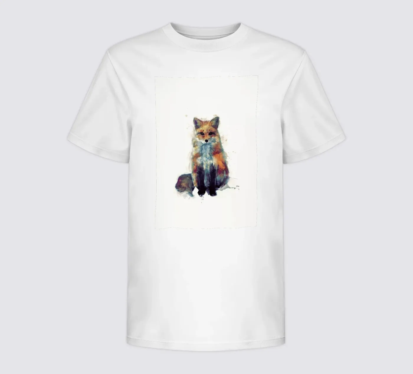 Fox kinder t-shirt van Amy Hamilton