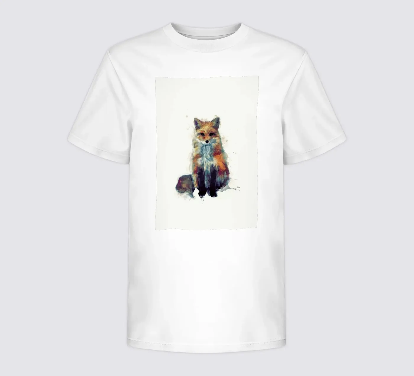Fox kinder t-shirt van Amy Hamilton